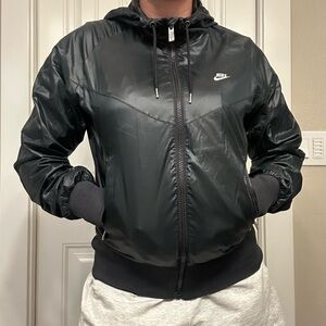Nike Black Hooded Jacket